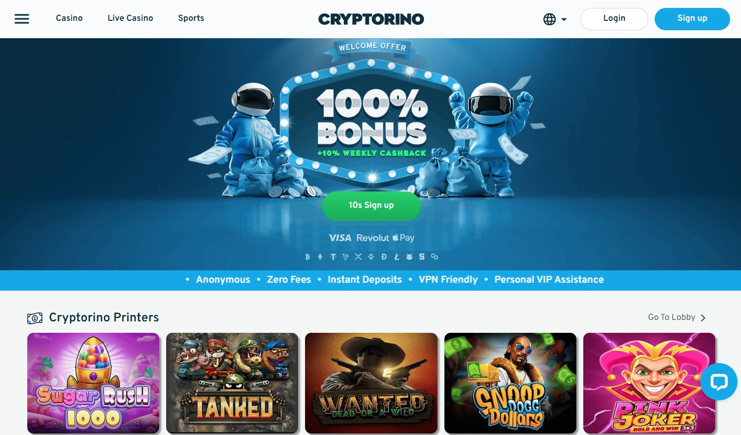 Crypto Casino Bonus sites to avoid